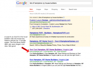 webclip of Hamptons builders search